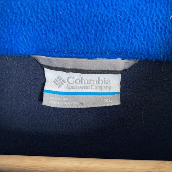 Colombia Blue Zipper Fleece XL - Picture 4 of 8